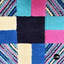 Load image into Gallery viewer, Black wool carpet by Missoni, 1990s