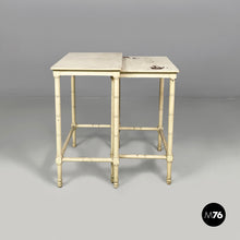 将图片加载到图库查看器,Coffe tables in white wood, 1940s