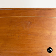 画像をギャラリービューアに読み込む, Coffee table in wood and brass, 1960s