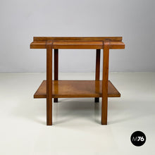 画像をギャラリービューアに読み込む, Coffee table in buxus and wood, 1930-1940s