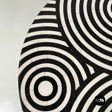 画像をギャラリービューアに読み込む, Coffee table in cast iron, black and white marble, early 1900s