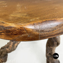 Load image into Gallery viewer, Rustic coffee table in wood and branches, 1950s