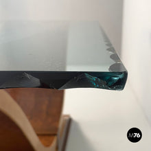 Load image into Gallery viewer, Dining table in wood and glass, 1930s
