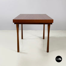 画像をギャラリービューアに読み込む, Coffee table with extendable top in wood, 1960s