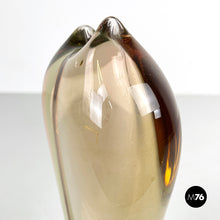 画像をギャラリービューアに読み込む, Green and pink Murano glass vase, 1970s