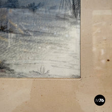 Charger l'image dans la galerie, Charcoal painting of Beaumarchais, mid 1800s