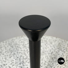 将图片加载到图库查看器,Coffee table in metal, formica and travertine, 1980s