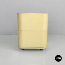 将图片加载到图库查看器,White plastic modular chest of drawers by Anna Castelli for Kartell, 1970s