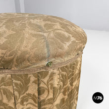 Charger l'image dans la galerie, Footrest or pouf in fabric, 1900s