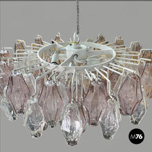 画像をギャラリービューアに読み込む, Chandelier Poliedri by Carlo Scarpa for Venini, 1960s
