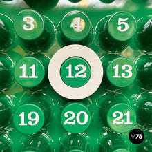 Charger l'image dans la galerie, Wall perpetual green calendar by Giorgio Della Beffa for Ring A Date, 2000-2010s