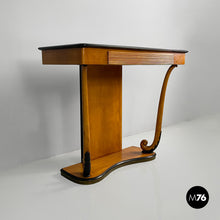 Carica l'immagine nel visualizzatore di Gallery, Consolle in wood and glass, 1930s