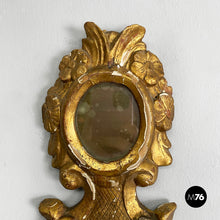 Charger l'image dans la galerie, Wall lamps in gilded wood and mirror, 1700s