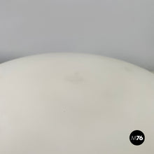 Load image into Gallery viewer, Wall lamps in opaline glass and black metal, 1950s