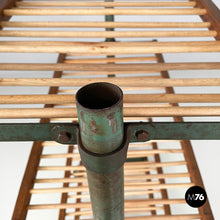 将图片加载到图库查看器,Cart in wood and green metal, 1920s