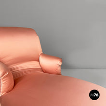 将图片加载到图库查看器,Chaise longue in pink satin and gilded wood, 1800s