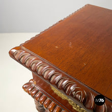 画像をギャラリービューアに読み込む, Wooden high column with brass details, 1940s