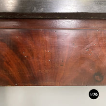 画像をギャラリービューアに読み込む, Empire console in black marble, bronze and wood, 1820-1830s