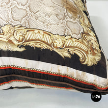 画像をギャラリービューアに読み込む, Fabric cushion by Roberto Cavalli, 2000s