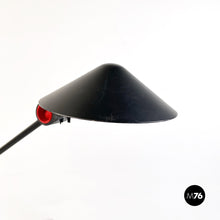 Load image into Gallery viewer, Adjustable black metal table lamp, 1980s