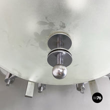 Charger l'image dans la galerie, Chandelier with twelve lights in metal and glass, 1920s