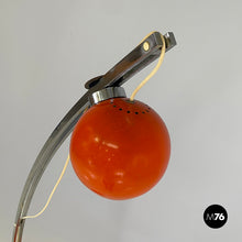 Carica l'immagine nel visualizzatore di Gallery, Floor lamp in orange metal, 1970s
