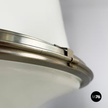 Charger l'image dans la galerie, Chandeliers in opaline glass and metal, 1960s