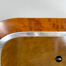 Load image into Gallery viewer, Asymmetrical wooden sideboard with glass display cabinet, 1920s