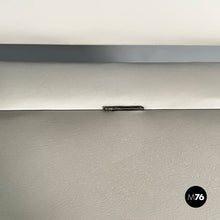 Load image into Gallery viewer, Bench in wood and white leather, 1940s
