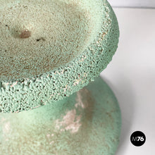 Load image into Gallery viewer, Pot holder in aqua green concrete, 1950s