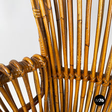 Load image into Gallery viewer, Rattan armchair by Antonio Dal Vera, 1960s