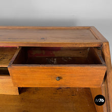 Carica l'immagine nel visualizzatore di Gallery, Wooden drop-leaf sideboard, 1930s