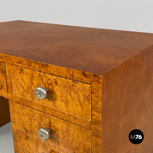 Load image into Gallery viewer, Desk in wood and steel, 1930s