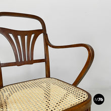 Load image into Gallery viewer, Chair in wood and straw, 1930s