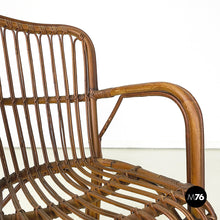Load image into Gallery viewer, Armchairs in bamboo, 1960s