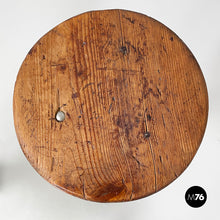 Load image into Gallery viewer, Stools in wood and cast iron, 1930s
