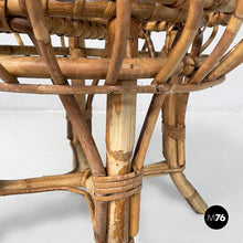 Carica l'immagine nel visualizzatore di Gallery, Stool in rattan, 1960s