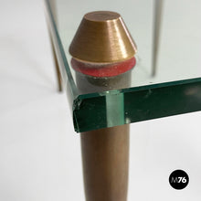 Carica l'immagine nel visualizzatore di Gallery, Coffe table in glass and brass, 1950s