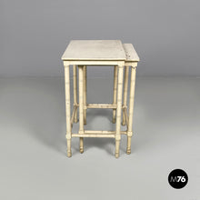将图片加载到图库查看器,Coffe tables in white wood, 1940s