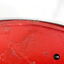 画像をギャラリービューアに読み込む, Coffee table in red metal, 1980s