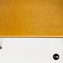 Charger l'image dans la galerie, Dining table or desk in wood and black metal, 1980s