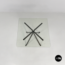画像をギャラリービューアに読み込む, Coffee table in metal and glass Cuginetto by Enzo Mari for Driade, 1970s
