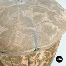 Charger l'image dans la galerie, Footrest or pouf in fabric, 1900s