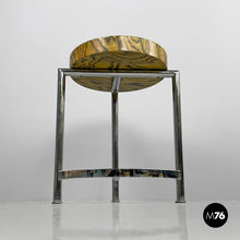 将图片加载到图库查看器,Wooden and metal coffee table, 1970s