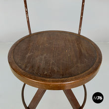 Load image into Gallery viewer, Chair in wood and metal, 1940s