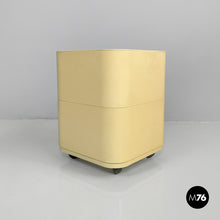 将图片加载到图库查看器,White plastic modular chest of drawers by Anna Castelli for Kartell, 1970s