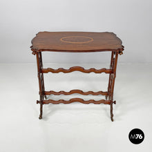将图片加载到图库查看器,Wooden coffee table with casters, 1800s