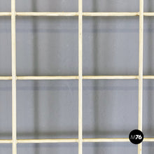 Load image into Gallery viewer, Wall coat hanger with hat stand in white metal rod, 1970s