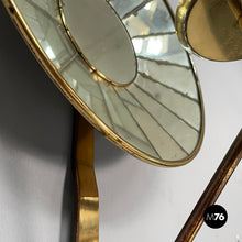 Charger l'image dans la galerie, Candle holder in brass and mirror, 1950s