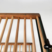 将图片加载到图库查看器,Cart in wood and green metal, 1920s